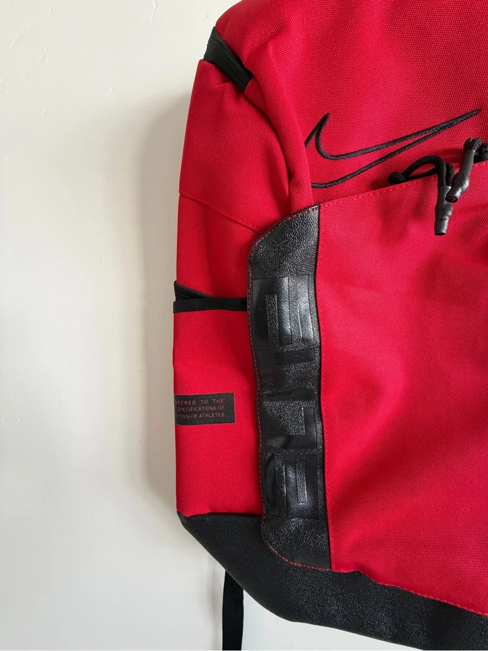 Nike Red Men's Backpack with Black Accents - Everyday Sports Carry